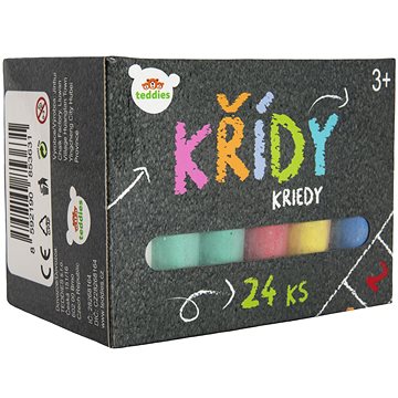 

Teddies Křídy barevné chodníkové 24ks