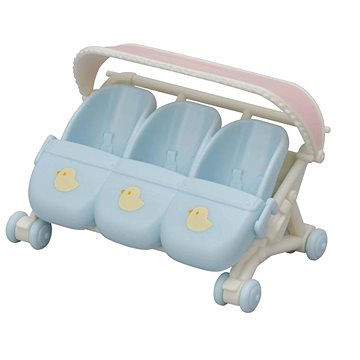 

Sylvanian Families Kočárek pro trojčata