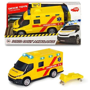 Dickie Ambulance Iveco, česká verze, 18 cm - Auto