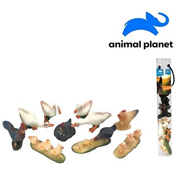 

Zvířátka v tubě - farma, 5 - 8 cm, mobilní aplikace pro zobrazení zvířátek, 10 ks