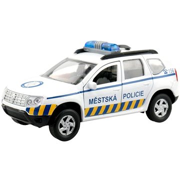

SUV Policie se světlem a zvukem 5x10x4cm, pull back