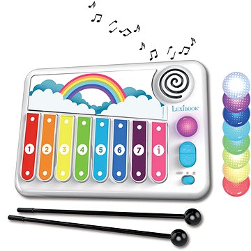 

Lexibook XYLO-FUN Elektronický xylofon s výukovou hudební metodou se světýlky