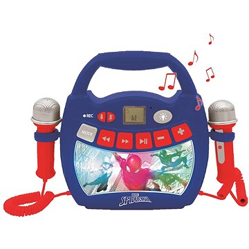 Lexibook Spider-Man Světelný Bluetooth reproduktor s mikrofony a baterií