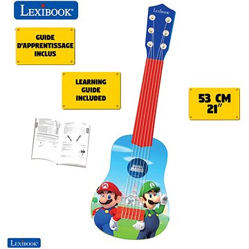Lexibook Super Mario Moje první kytara - 21&quot; - Hudební hračka