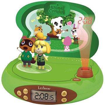 

Lexibook Animal Crossing 3D Projekční hodiny se zvuky
