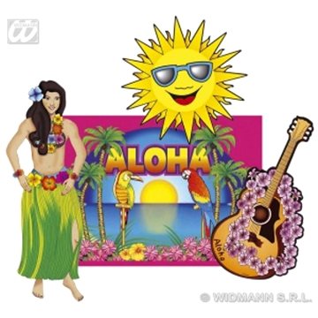 

Dekorace sada havajská - hawaii 4ks