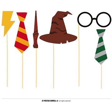 

Fotodoplňky - fotokoutek - kouzelník - čaroděj - Harry - 6 ks