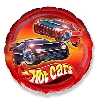 

Balón foliový 45 cm auta - hot cars