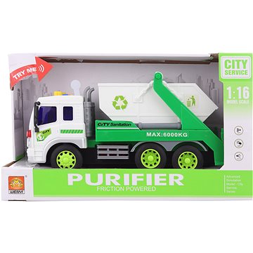 

Auto s kontejnerem baterie