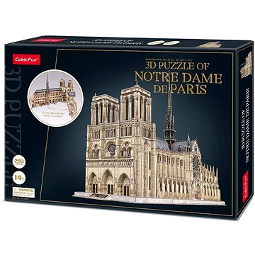 

Cubicfun 3D puzzle Katedrála Notre-Dame 293 dílků