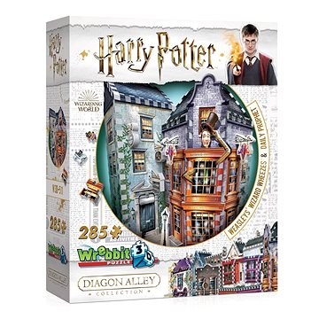 

Wrebbit 3D puzzle Harry Potter: Kratochvílné a kouzelnické kejkle a Denní věštec 285 dílků