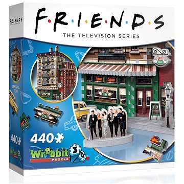 

Wrebbit 3D puzzle Přátelé: Central Perk 440 dílků