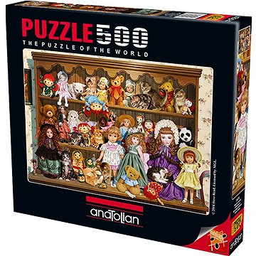 

Anatolian Puzzle Babiččina police s panenkami 500 dílků