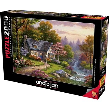 

Anatolian Puzzle Chalupa v Stonybrook Falls 2000 dílků