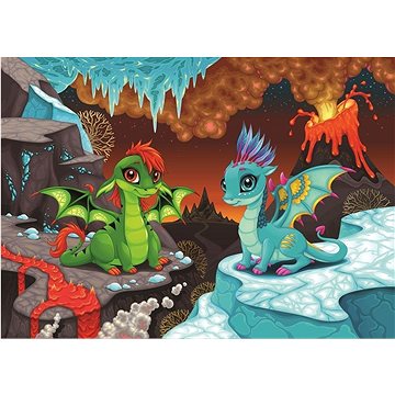 

Art puzzle Puzzle Dráčci 100 dílků