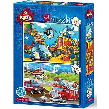 

Art puzzle Puzzle Policie a hasiči 2x100 dílků