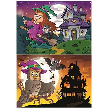 

Art puzzle Puzzle Sova a čarodějnice 2x100 dílků