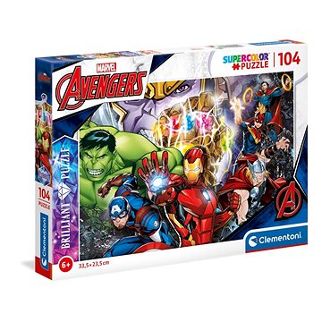 

Clementoni Briliant puzzle Marvel: Avengers 104 dílků