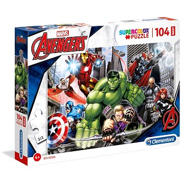 

Clementoni Puzzle Avengers: Připraveni k boji MAXI 104 dílků