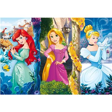

Clementoni Puzzle Disney princezny: Ariel, Locika a Popelka MAXI 60 dílků