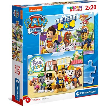 

Clementoni Puzzle Tlapková patrola: Jsme tým 2x20 dílků