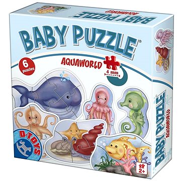 

D-Toys Baby puzzle Podmořský svět 6v1 (2-5 dílků)
