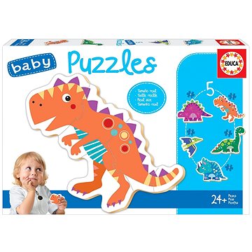 

Educa Baby puzzle Dinosauři 5v1 (3-5 dílků)