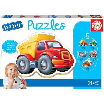 

Educa Baby puzzle Vozidla 5v1 (3-5 dílků)