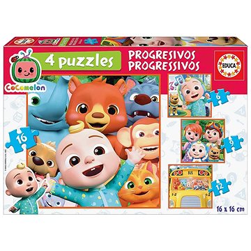 

Educa Puzzle CoComelon 4v1 (6,9,12,16 dílků)