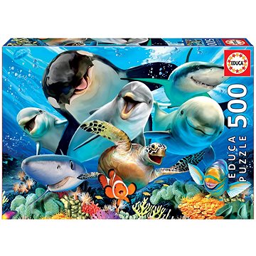 

Educa Puzzle Podvodní selfie 500 dílků