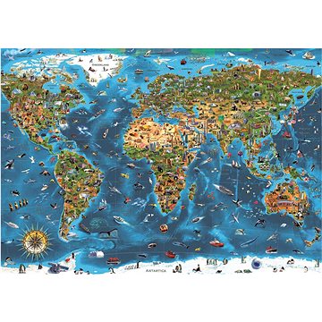 

Educa Puzzle Zázraky světa 1000 dílků