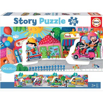 

Educa Story puzzle Doprava ve městě 26 dílků