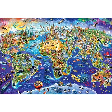 

Eurographics Puzzle Bláznivý svět 2000 dílků