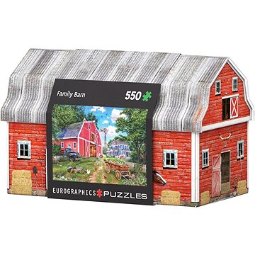 

Eurographics Puzzle v plechové krabičce Rodinný statek 550 dílků