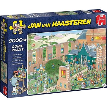 

Jumbo Puzzle Trh s uměním 2000 dílků