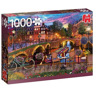 

Jumbo Puzzle Vodní kanály v Amsterdamu 1000 dílků