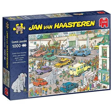 

Jumbo Puzzle Jumbo jde nakupovat 1000 dílků