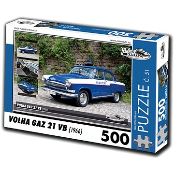 

Retro-auta Puzzle č. 51 Volha Gaz 21 VB (1966) 500 dílků