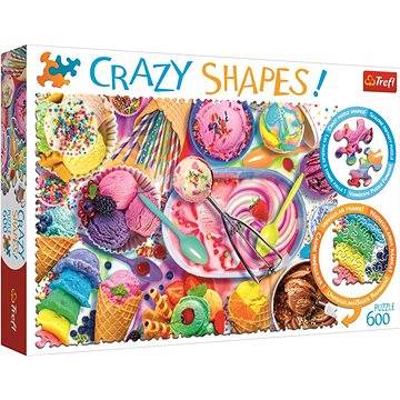 

Trefl Crazy Shapes puzzle Sladké sny 600 dílků