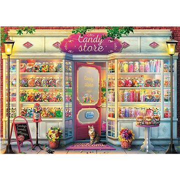 

Trefl Puzzle Obchod s cukrovinkami 500 dílků
