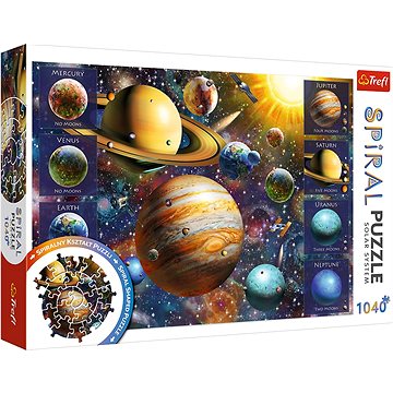 

Trefl Spiral puzzle Sluneční soustava 1040 dílků