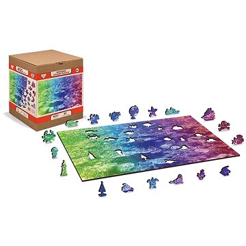 

Wooden city Dřevěné puzzle Korálový útes 2v1, 400 dílků eko