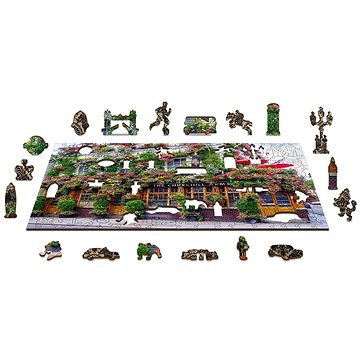 

Wooden city Dřevěné puzzle Londýnská hospoda 2v1, 300 dílků eko