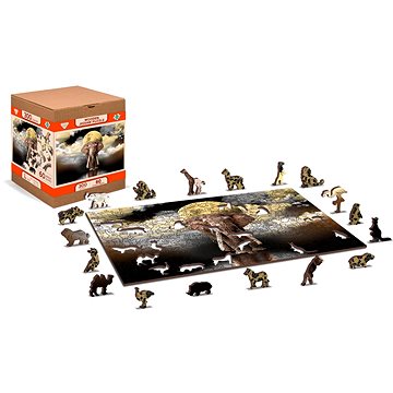 

Wooden city Dřevěné puzzle Sloní sny 2v1, 300 dílků eko