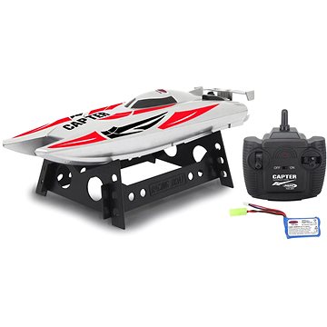 

Loď Capter Speedboot bílá/červená LiPo 7,4V 2,4GHz
