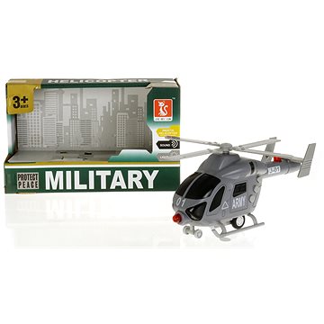 

Helikoptéra na baterie, světlo, zvuk; 20x10x7cm
