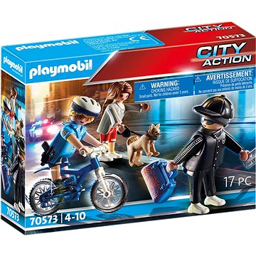 

Playmobil Policejní kolo: Pronásledování kapsáře