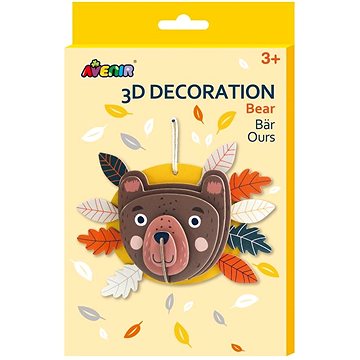 

Avenir Dekorace 3D na zeď - medvěd