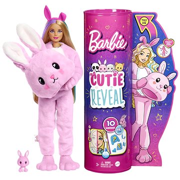 Barbie Cutie Reveal Panenka Série 1 - Zajíček - Panenka