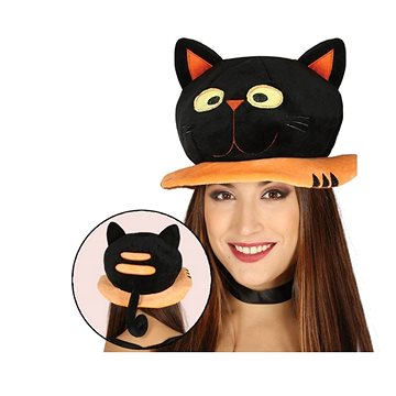 

Čepice - černá kočka - halloween